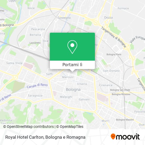 Mappa Royal Hotel Carlton