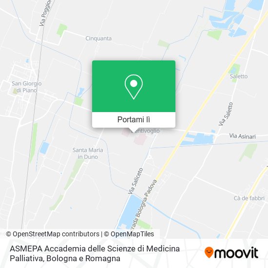 Mappa ASMEPA Accademia delle Scienze di Medicina Palliativa
