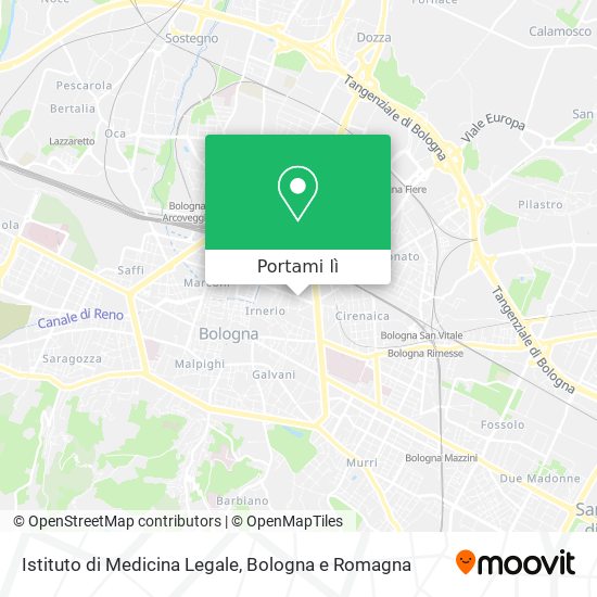 Mappa Istituto di Medicina Legale