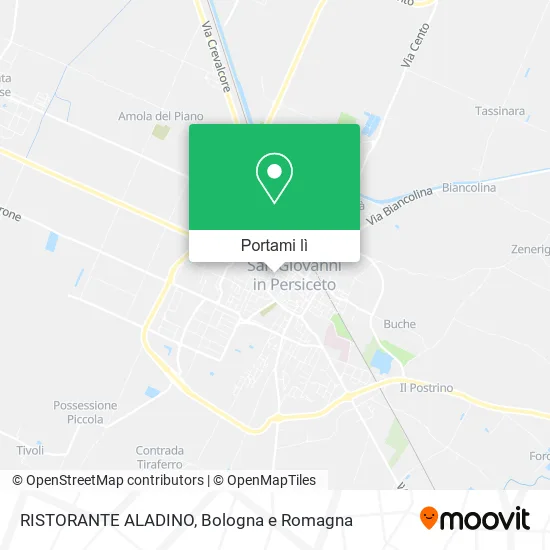 Mappa RISTORANTE ALADINO