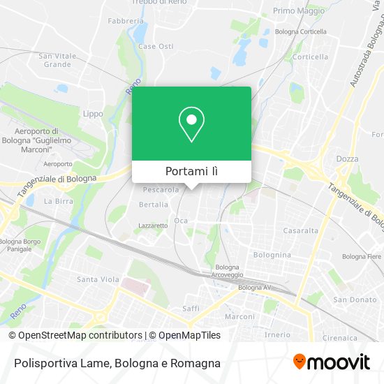 Mappa Polisportiva Lame