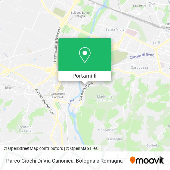 Mappa Parco Giochi Di Via Canonica