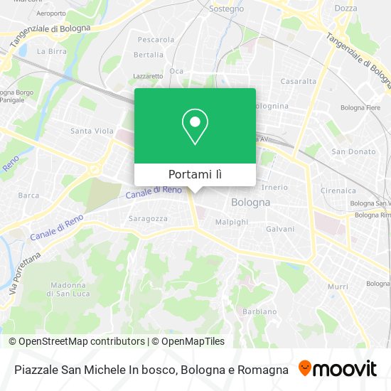 Mappa Piazzale San Michele In bosco