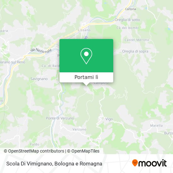 Mappa Scola Di Vimignano
