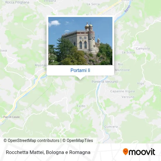 Mappa Rocchetta Mattei