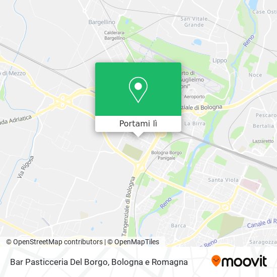 Mappa Bar Pasticceria Del Borgo