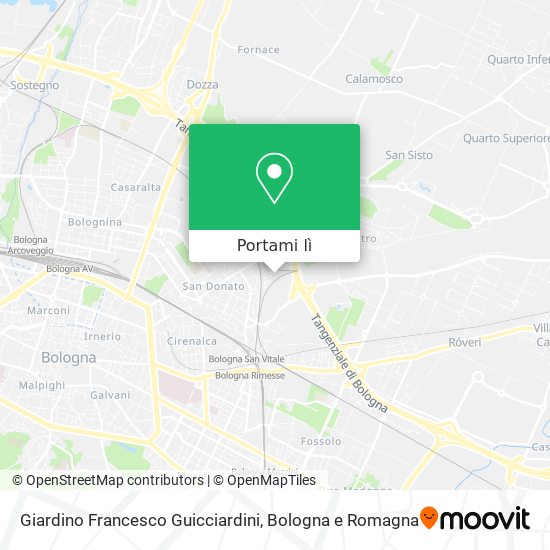 Mappa Giardino Francesco Guicciardini
