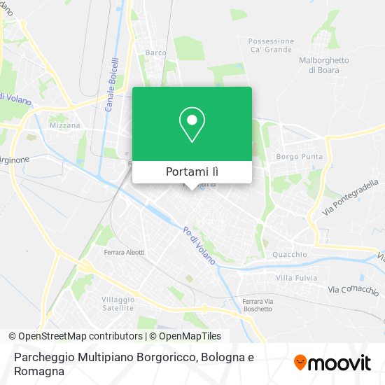 Mappa Parcheggio Multipiano Borgoricco