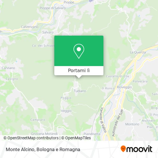 Mappa Monte Alcino