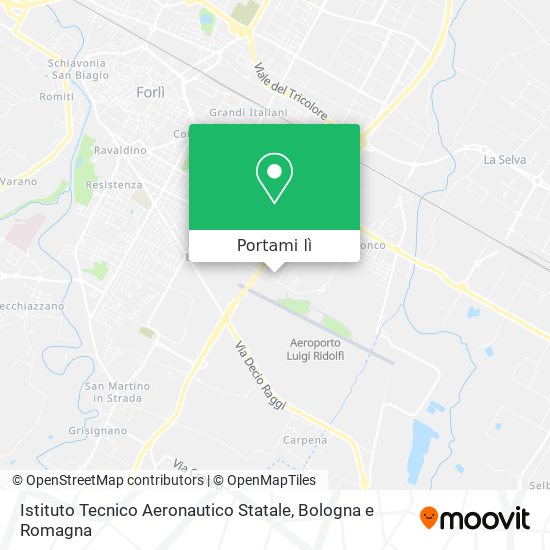 Mappa Istituto Tecnico Aeronautico Statale