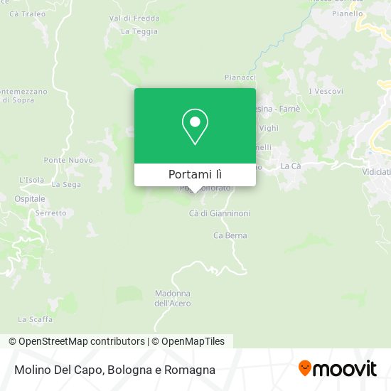 Mappa Molino Del Capo