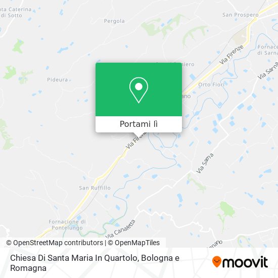 Mappa Chiesa Di Santa Maria In Quartolo