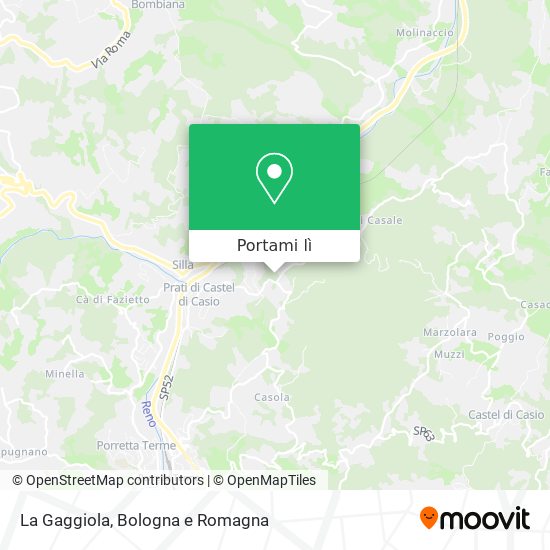 Mappa La Gaggiola