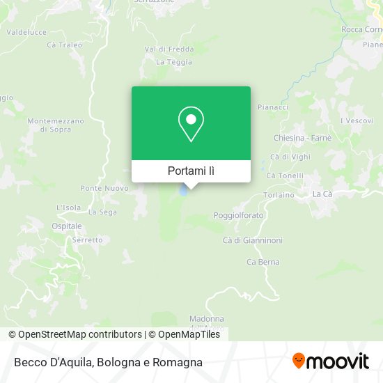Mappa Becco D'Aquila