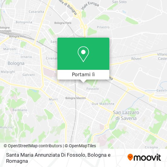 Mappa Santa Maria Annunziata Di Fossolo