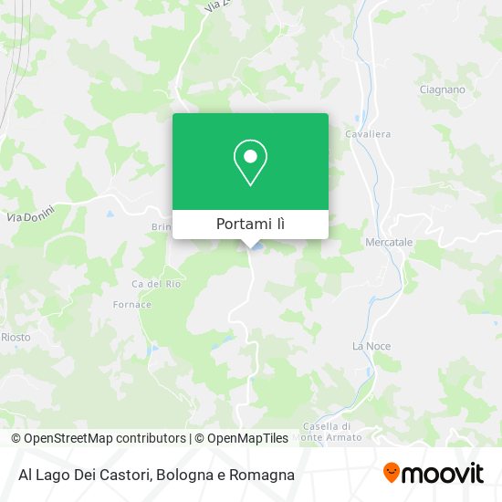 Mappa Al Lago Dei Castori