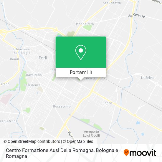 Mappa Centro Formazione Ausl Della Romagna