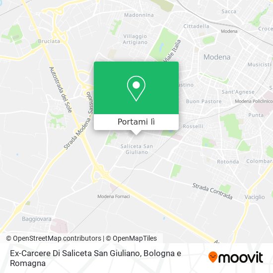 Mappa Ex-Carcere Di Saliceta San Giuliano