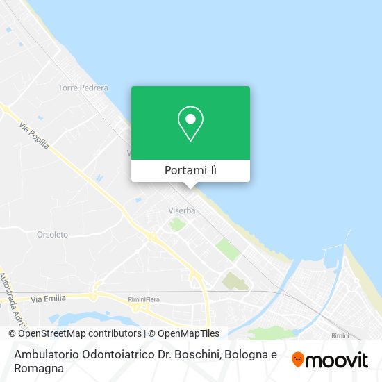 Mappa Ambulatorio Odontoiatrico Dr. Boschini