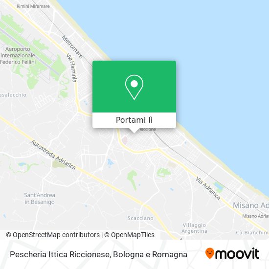 Mappa Pescheria Ittica Riccionese
