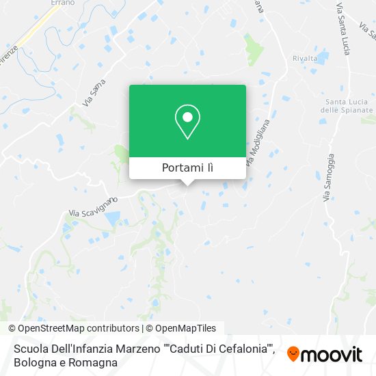 Mappa Scuola Dell'Infanzia Marzeno ""Caduti Di Cefalonia""