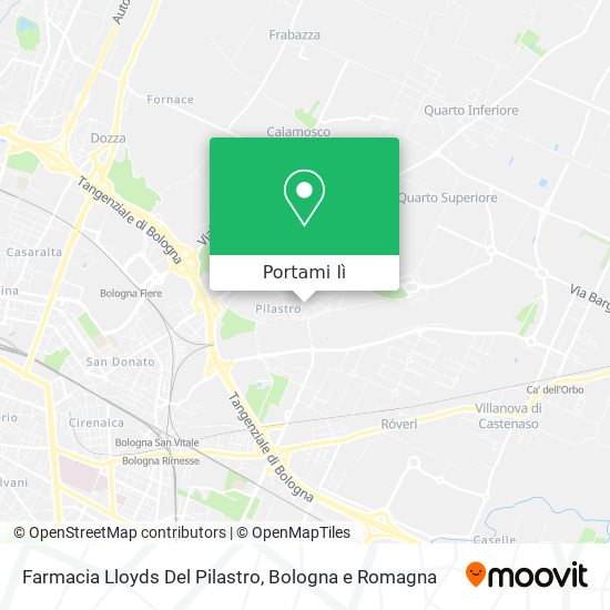 Mappa Farmacia Lloyds Del Pilastro