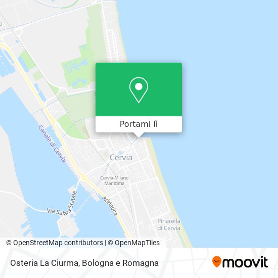 Mappa Osteria La Ciurma