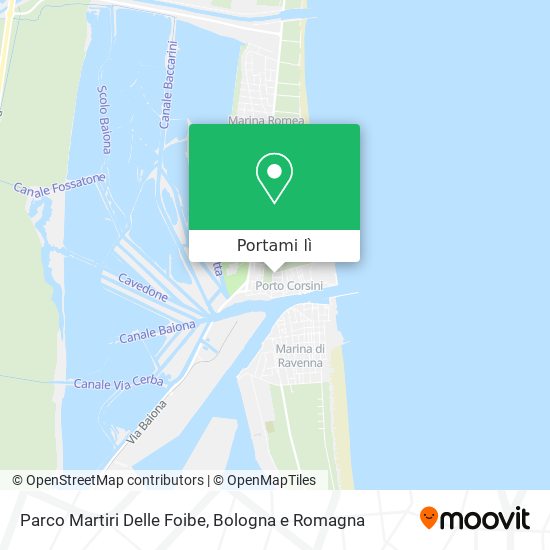 Mappa Parco Martiri Delle Foibe