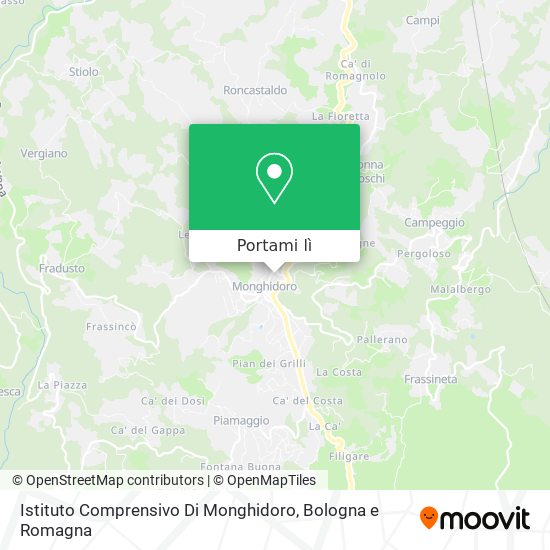 Mappa Istituto Comprensivo Di Monghidoro
