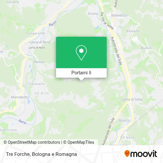 Mappa Tre Forche