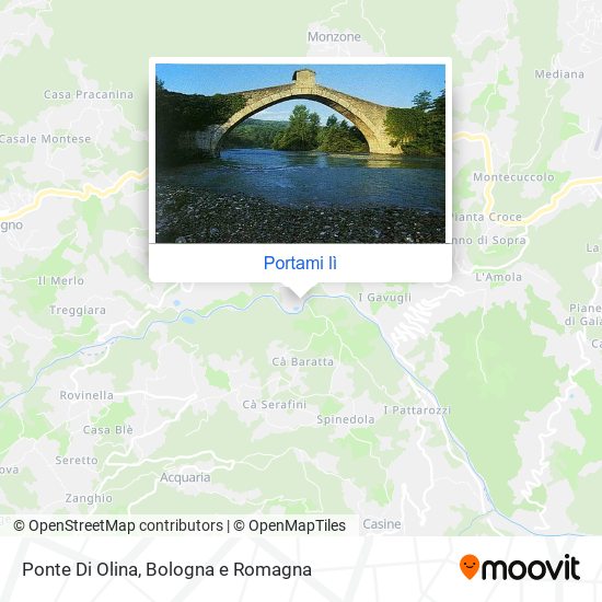Mappa Ponte Di Olina