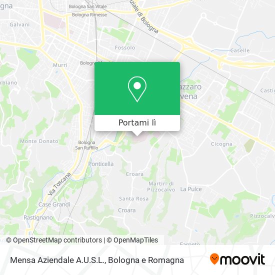 Mappa Mensa Aziendale A.U.S.L.