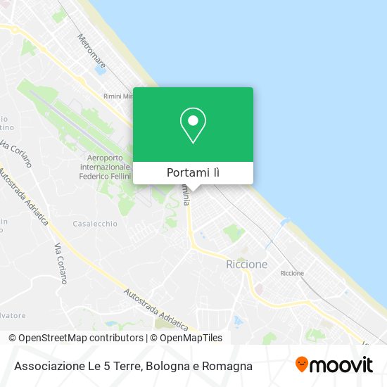 Mappa Associazione Le 5 Terre