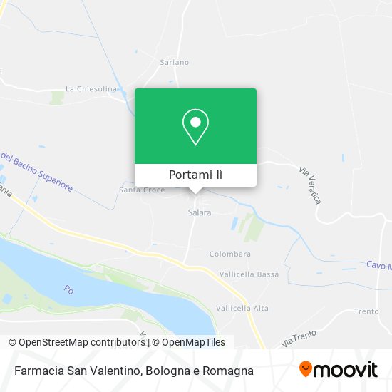 Mappa Farmacia San Valentino