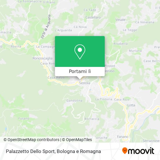 Mappa Palazzetto Dello Sport