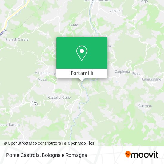 Mappa Ponte Castrola