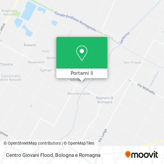 Mappa Centro Giovani Flood