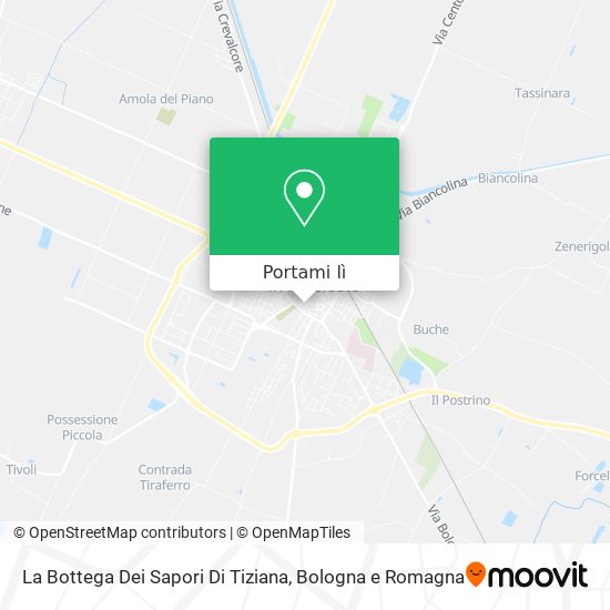 Mappa La Bottega Dei Sapori Di Tiziana