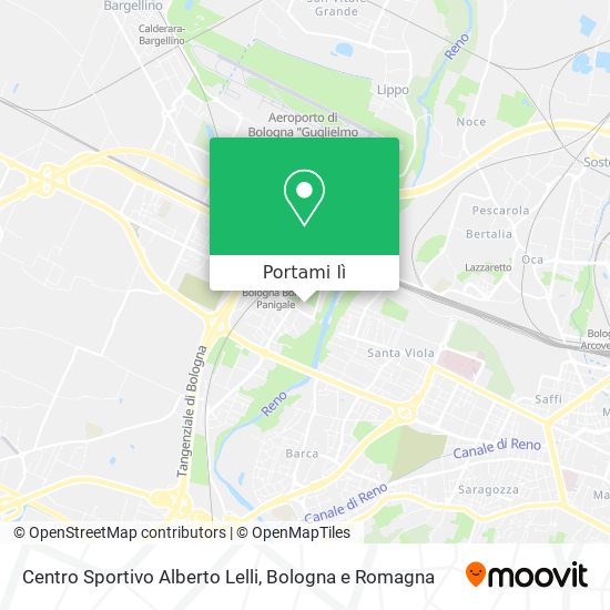 Mappa Centro Sportivo Alberto Lelli