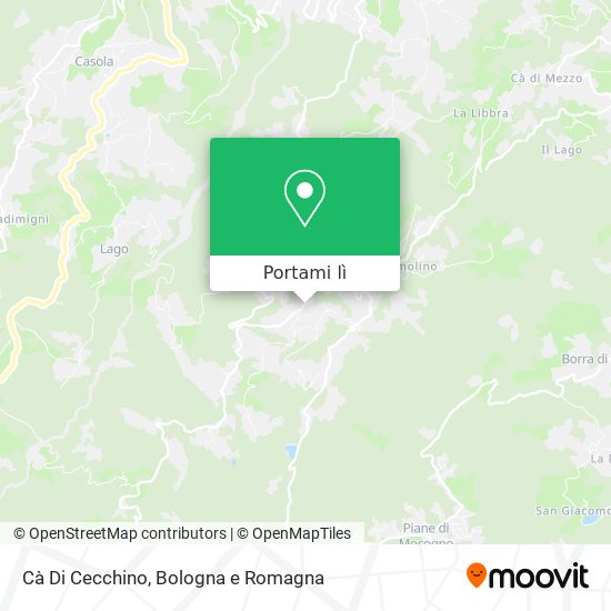 Mappa Cà Di Cecchino