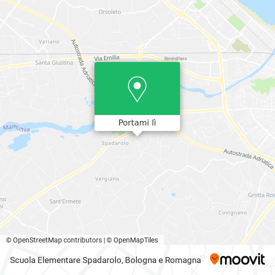 Mappa Scuola Elementare Spadarolo