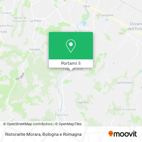 Mappa Ristorante Morara