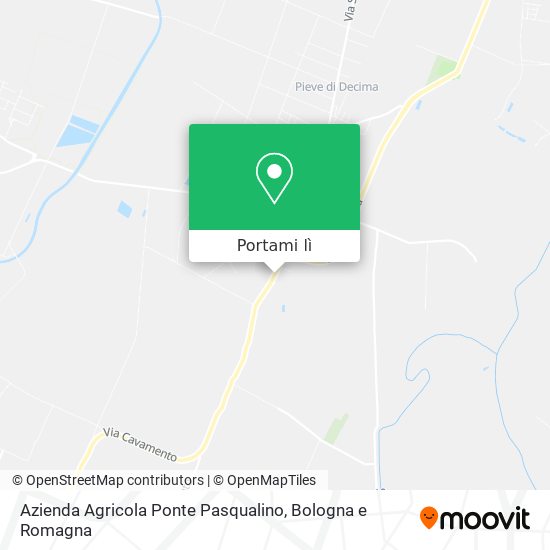 Mappa Azienda Agricola Ponte Pasqualino