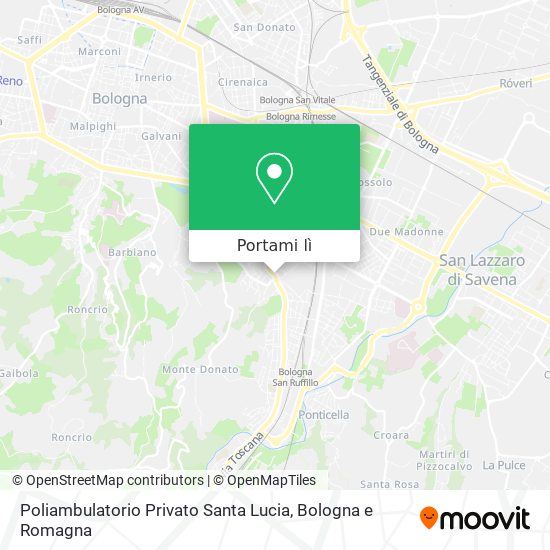Mappa Poliambulatorio Privato Santa Lucia