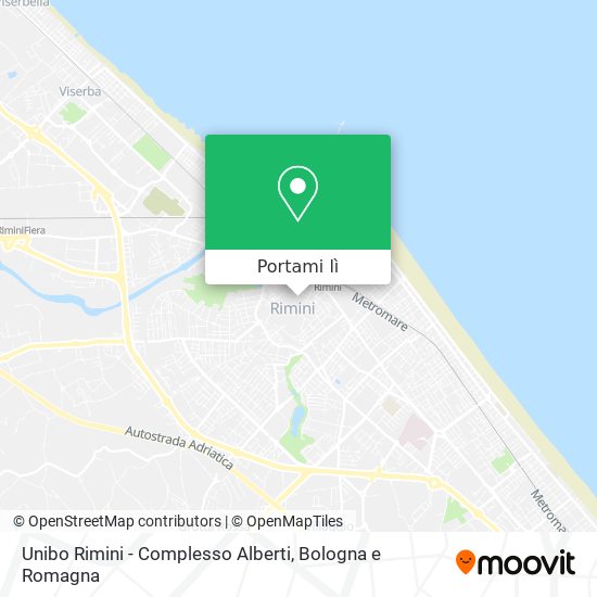 Mappa Unibo Rimini - Complesso Alberti