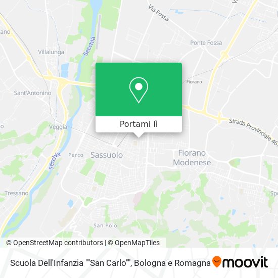 Mappa Scuola Dell'Infanzia ""San Carlo""