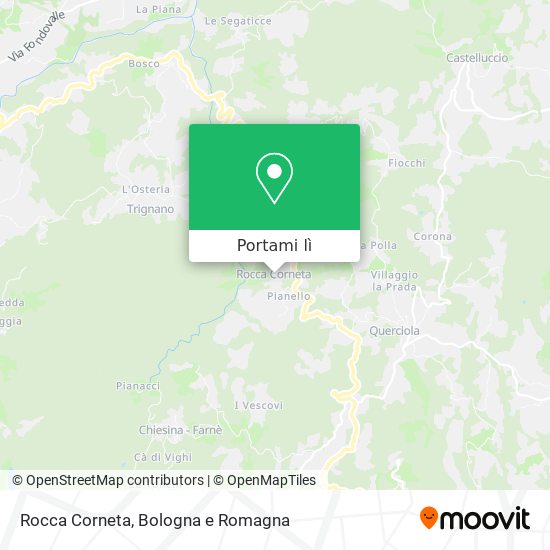 Mappa Rocca Corneta