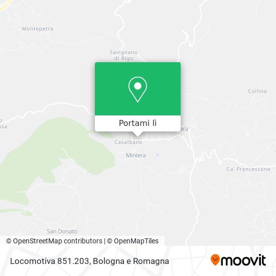 Mappa Locomotiva 851.203