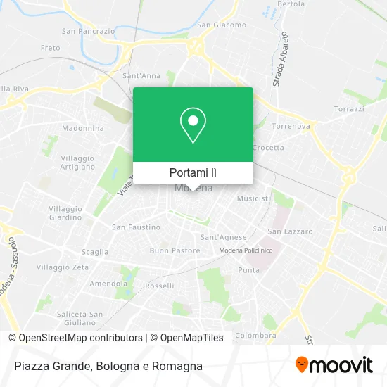 Mappa Piazza Grande