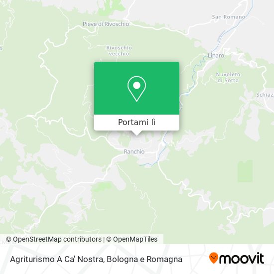 Mappa Agriturismo A Ca' Nostra